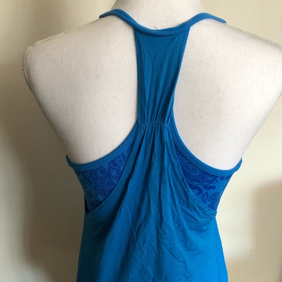 Lululemon “No Limits” Blue Two-in-one Tank - Picture 4 of 6